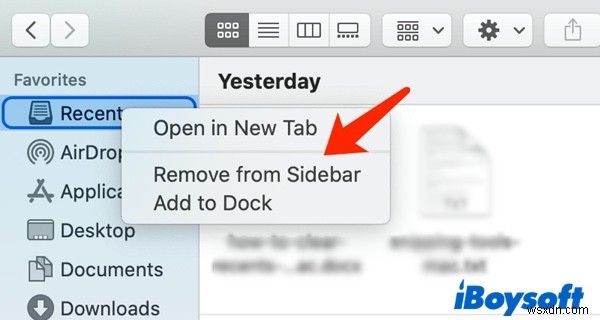 How to Clear Recents on Mac Finder Without Deleting (Tutorial in 2022)