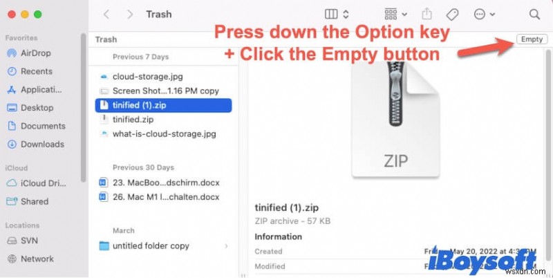 Mac Trash Wont Empty? Herere the Reasons & Solutions