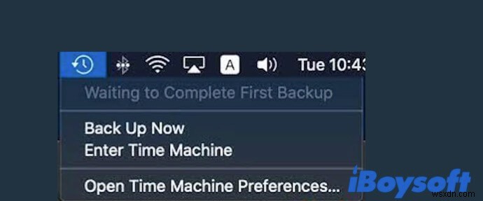 Time Machine Waiting to Complete First Backup Error, Heres Fixes