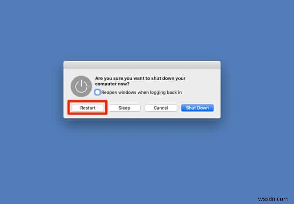 How to Restart Or Force Restart a Mac?