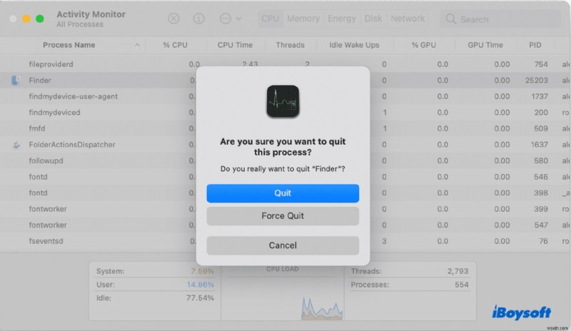 [5 Ways] How to Stop the Finder Action on Mac?