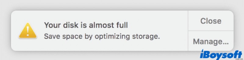 [Fixed]Startup Disk Full Error on Mac