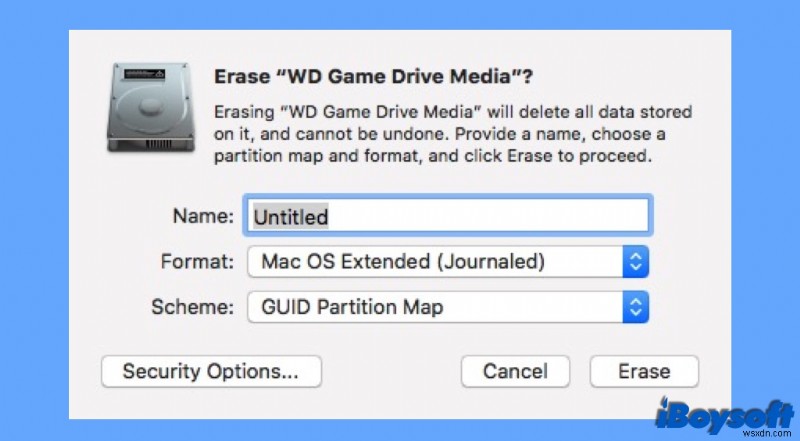 Tutorial on How to Format WD Elements for Mac