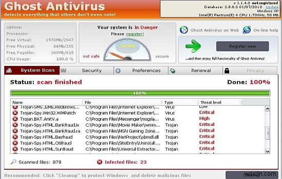 Ghost Antivirus Removal – How To Remove Ghost Antivirus From Your PC