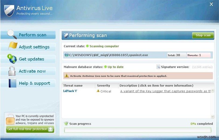 How To Remove Antivirus Live From Your PC