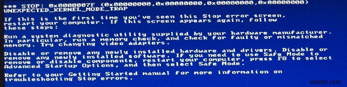 How To Fix And Prevent The 0x0000007F Error