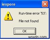 How To Fix Runtime 53 Error