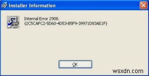 How To Fix Error 2908 When Installing Programs On Your PC