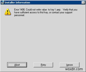 How To Fix 1401 / 1402 / 1406 Error When Installing Office