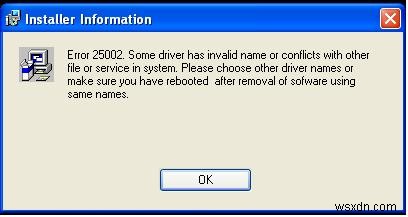 How To Fix The 25002 Error With “Symantec” & “Alcohol” Install / Uninstall