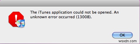 13008 iTunes Error On Windows