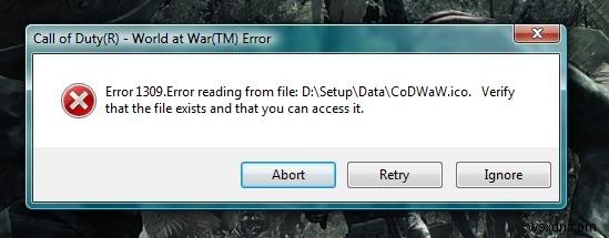 1309 Error Fix Tutorial