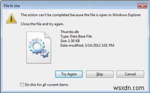 Disable Thumbnail Generation in Windows to Fix File in Use Errors