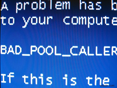 Steps To Fix The Bad Pool Caller Blue Screen Error