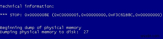 How To Fix The “STOP: 0x0000008e” Error