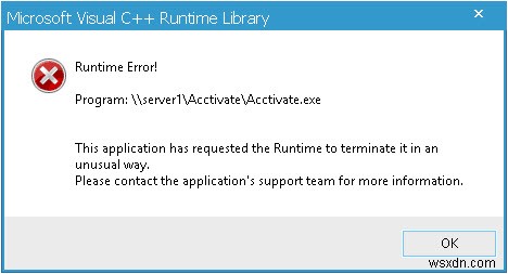 Windows 10: How to Repair Visual C++ Runtime Error