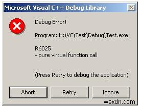 How To Fix Runtime Error R6025