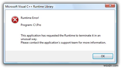 How To Fix Runtime Error 101