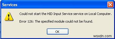 How To Fix “Error 126: The specified module could not be found when starting a service”