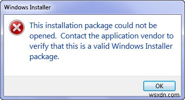 Windows Installer Error 2263 Fix Tutorial