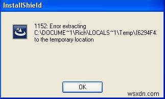 Steps To Fix Error 1152