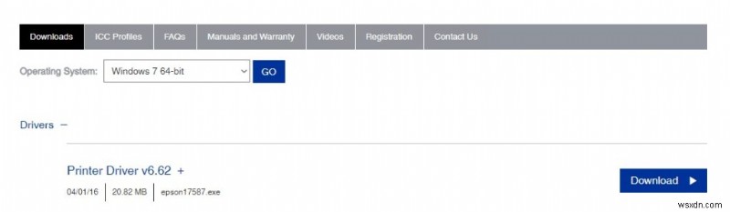 Download and Install Epson Printer Drivers on Windows 7 – Epson Drivers