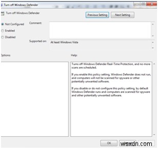 Fix Virus and threat protection not working in windows 10