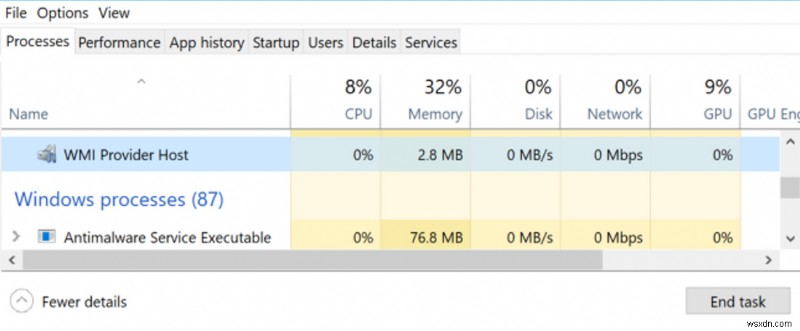 WMI Provider Host high CPU usage. How to fix that issue?