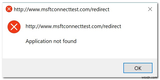 “Msftconnect redirect” error. Why it appears again and again?