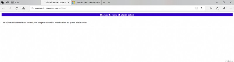 “Msftconnect redirect” error. Why it appears again and again?