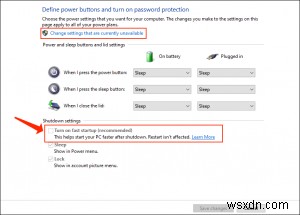 Disable Fast Startup Windows 10. Guide
