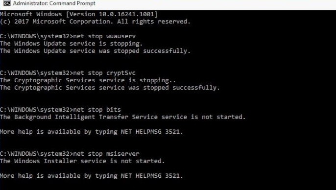 Resolved: Windows Update Components Must Be Repaired On Windows 10
