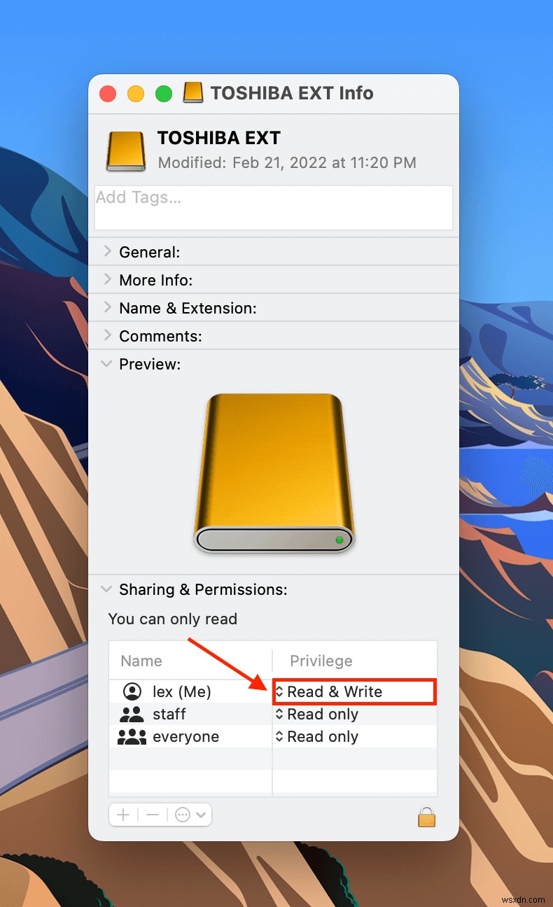 What to Do If External Hard Drive Is Read Only on a Mac