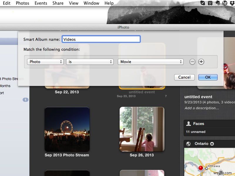 How to Find Your Videos Quickly In iPhoto