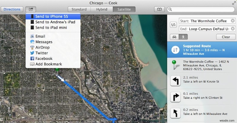 How To Send Directions To Your iPhone From Apple Maps For Mac