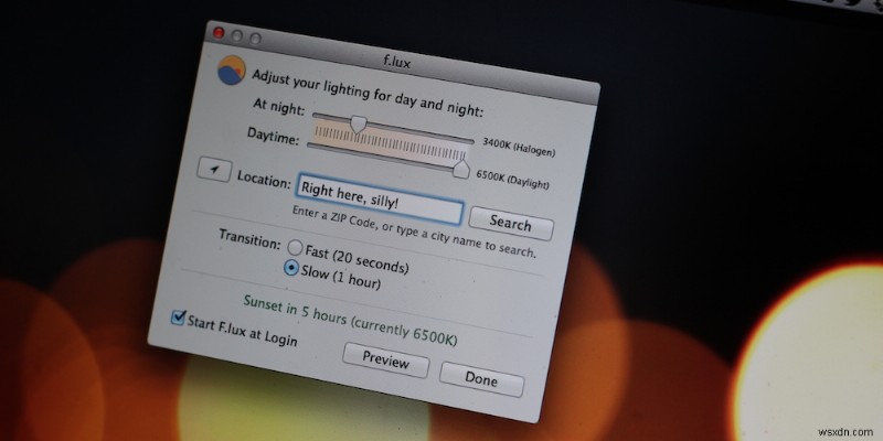 Make Your Screen Less Glaring At Night With F.lux