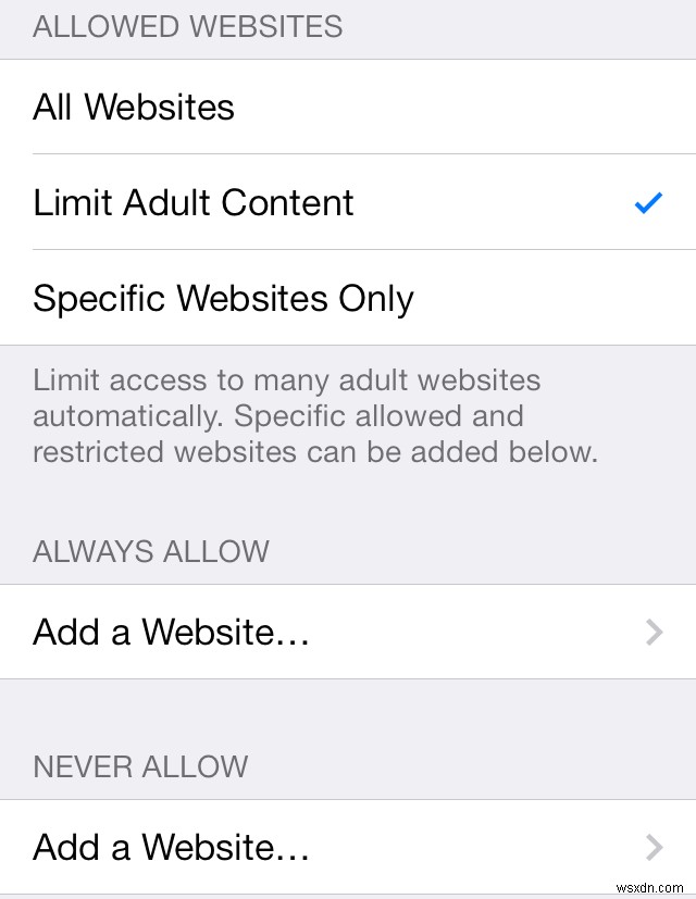 How To Block Specific Websites And Adult Content In Safari For iOS