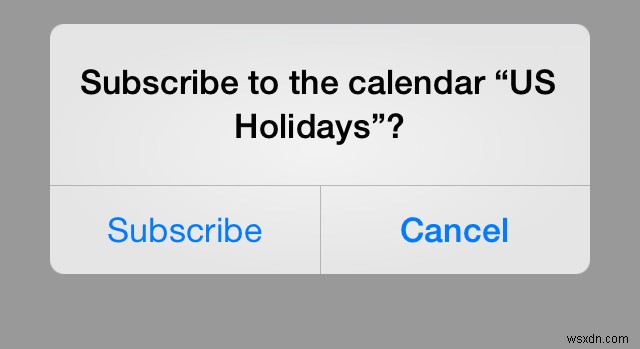 Here’s How To Get US Holidays In Calendar.app For iOS