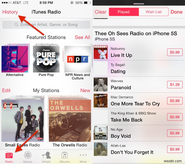 Here’s How To Get Your iTunes Radio History
