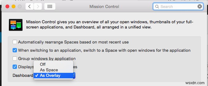 Tuesday Tips: Turn Off Dashboard Altogether In Yosemite
