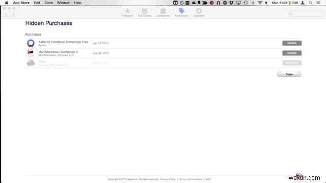 31 Days Of OS X Tips: Unhide Apps In The Mac App Store