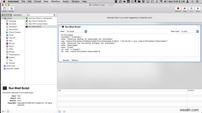 31 Days of OS X Tips: Clean Up Your Files Automatically Using Automator and A Shell Script
