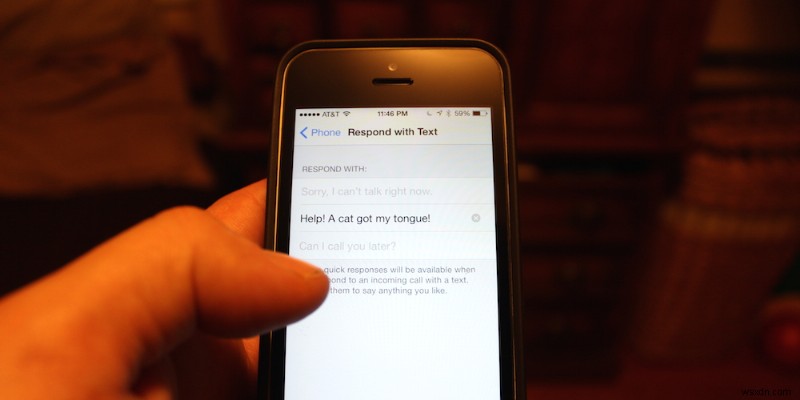 30 Days Of iOS Tips: Respond To Unanswered Calls With A Text Message