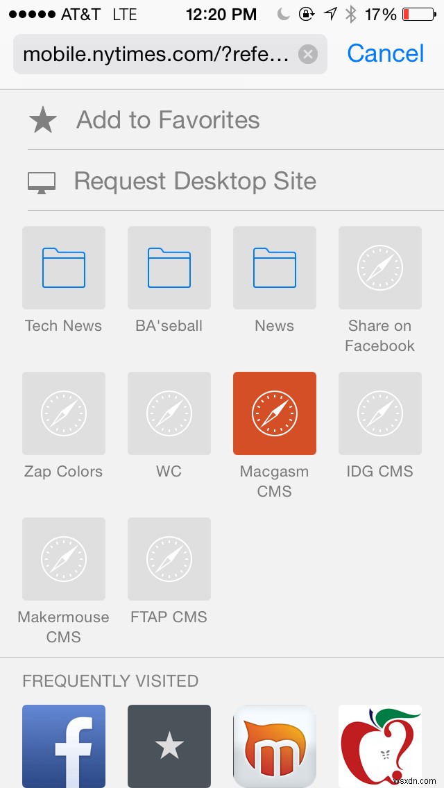 30 Days Of iOS Tips: Request To View The Desktop Version Of A Website In Safari