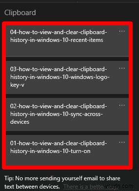 How to View and Clear Clipboard History in Windows 10