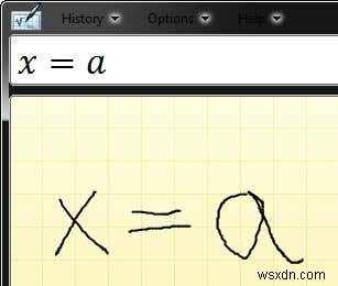 Geekiest Windows Accessory: the Math Input Panel