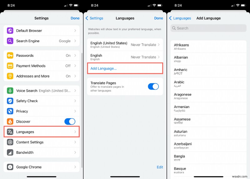 How to Change Language on Google Chrome