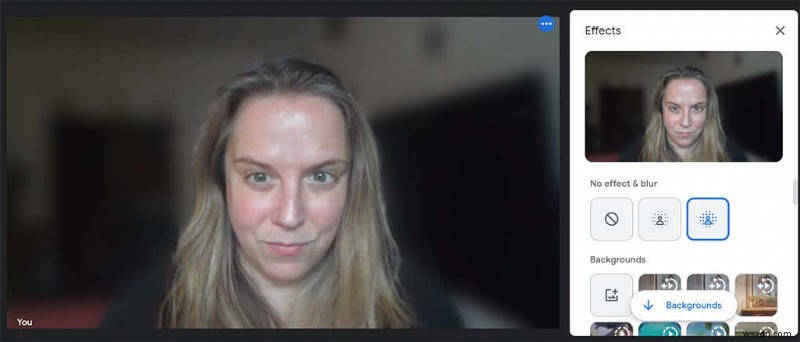 How to Blur the Background in Google Meet