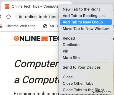 How to Use Tab Groups in Google Chrome
