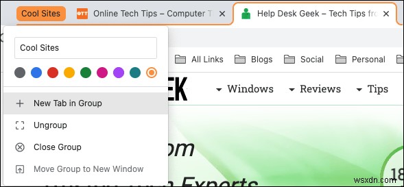 How to Use Tab Groups in Google Chrome